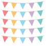 Fabric Patterned Bunting Wall Stickers, thumbnail 2 of 2