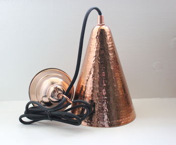 Hammered Copper Pendant Light, 3 of 3