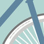 Personalised 'Ride' Bike Unframed Poster, thumbnail 4 of 4