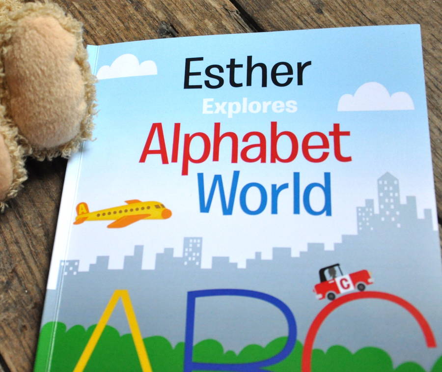 Personalised Alphabet World Book By The Letteroom Notonthehighstreet Com