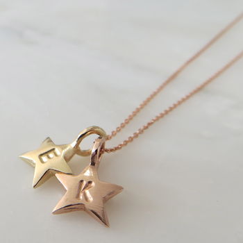 Personalised Solid Gold Baby Star Necklace, 2 of 7
