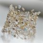 Pearl And Crystal Florence Bridal Cuff, thumbnail 3 of 4