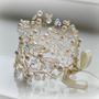 Pearl And Crystal Florence Bridal Cuff, thumbnail 4 of 4