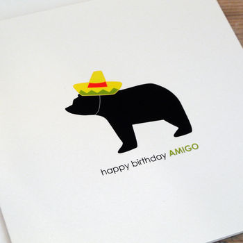 Happy Birthday Amigo, Card, 4 of 4