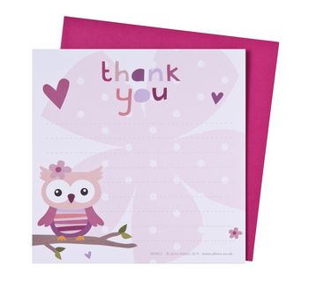 Owl Thank You Notes, 2 of 2