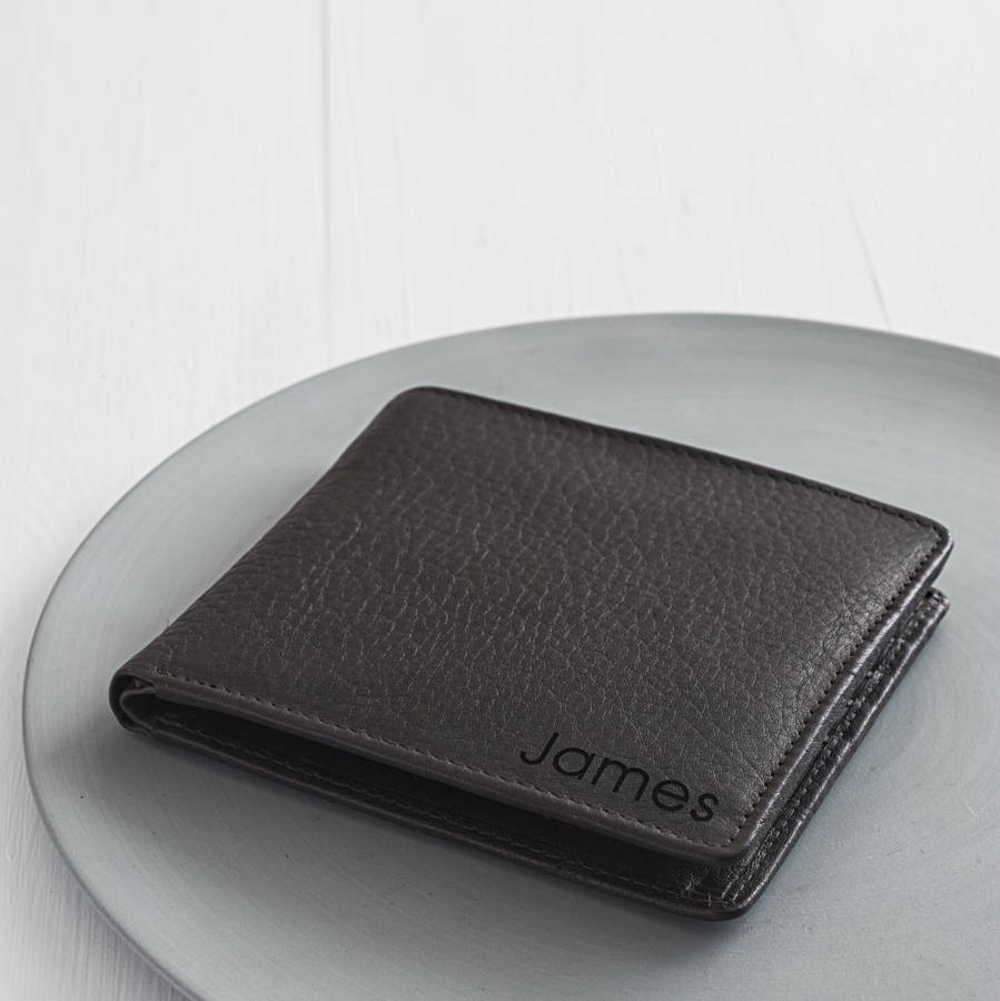 Personalised Corporate Gift Medium Leather Wallet, 1 of 10