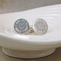 Personalised 'Love You Because' Silver Cufflinks, thumbnail 3 of 5
