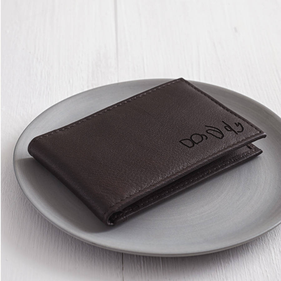 Personalised Men's Mini Leather Wallet, 1 of 12