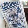 London Facts Tea Towel, thumbnail 1 of 2