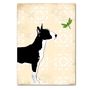 English Bull Terrier Dog In Black Fine Art Print, thumbnail 2 of 2