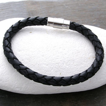Personalised Leather Hoop Bracelet, 11 of 11