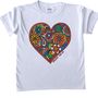 Colour In Childrens Heart T Shirt, thumbnail 2 of 11