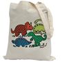 Colour In Dinosaurs Tote Bag, thumbnail 1 of 6