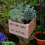 Personalised Square Planter Crate, thumbnail 3 of 7