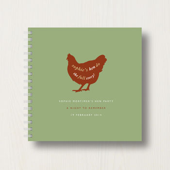 Personalised Hen Party Memory Book Or Album, 10 of 10