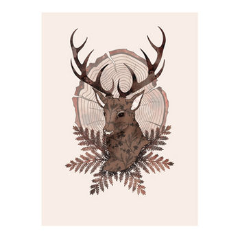 Stag Card, 2 of 3