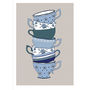 Teacups Card, thumbnail 2 of 3