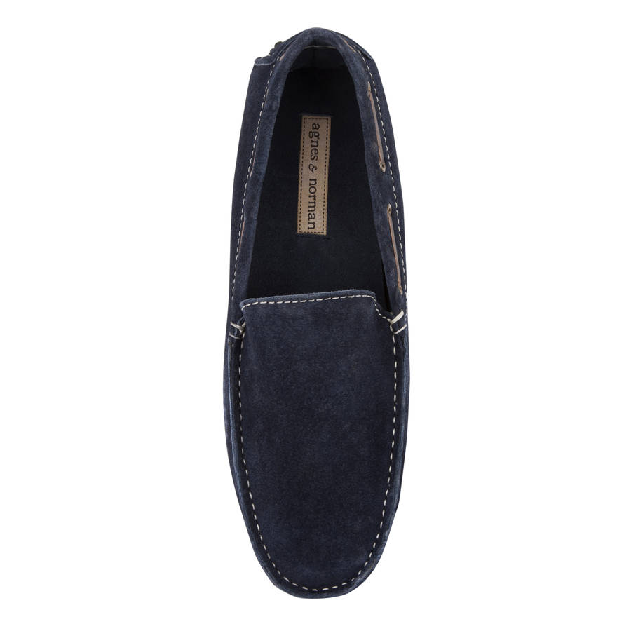 tommy suede driving shoes by agnes & norman | notonthehighstreet.com