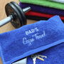 Personalised Sports And Yoga Towel With Zipped Pocket, thumbnail 1 of 4