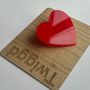 Acrylic Love Heart Brooch, thumbnail 5 of 5
