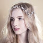 Crystal And Pearl Wedding Hair Vine 'Amber', thumbnail 1 of 2