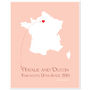 Engaged In Paris Personalised Print, thumbnail 6 of 12