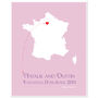 Engaged In Paris Personalised Print, thumbnail 7 of 12