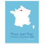 Engaged In Paris Personalised Print, thumbnail 9 of 12