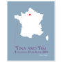 Engaged In Paris Personalised Print, thumbnail 10 of 12