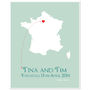 Engaged In Paris Personalised Print, thumbnail 11 of 12
