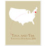 Engaged In New York Personalised Print, thumbnail 3 of 12