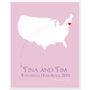Engaged In New York Personalised Print, thumbnail 4 of 12