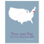 Engaged In New York Personalised Print, thumbnail 9 of 12