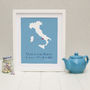Engaged In Italy Personalised Print, thumbnail 1 of 12