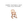'Happy Father's Day You Old Rocker' Card, thumbnail 2 of 2