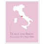 Engaged In Italy Personalised Print, thumbnail 3 of 12