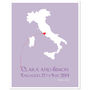 Engaged In Italy Personalised Print, thumbnail 4 of 12