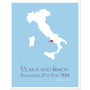 Engaged In Italy Personalised Print, thumbnail 5 of 12