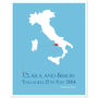Engaged In Italy Personalised Print, thumbnail 6 of 12