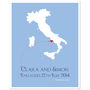 Engaged In Italy Personalised Print, thumbnail 7 of 12
