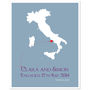 Engaged In Italy Personalised Print, thumbnail 8 of 12