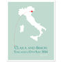 Engaged In Italy Personalised Print, thumbnail 9 of 12