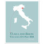 Engaged In Italy Personalised Print, thumbnail 10 of 12