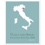 Engaged In Italy Personalised Print, thumbnail 11 of 12