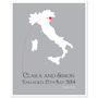 Engaged In Italy Personalised Print, thumbnail 12 of 12