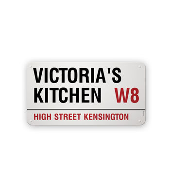 Personalise Your Own London Street Sign 75cm Wide, 5 of 10