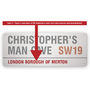 Personalise Your Own London Street Sign 100cm Wide, thumbnail 6 of 7