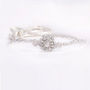 Crystal And Pearl Wedding Forehead Band 'Marianne', thumbnail 2 of 2