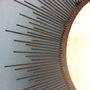 Sunburst Mirror In Aged Metal Or Gold, thumbnail 4 of 5