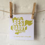 Personalised Best Daddy County Map Card, thumbnail 3 of 4
